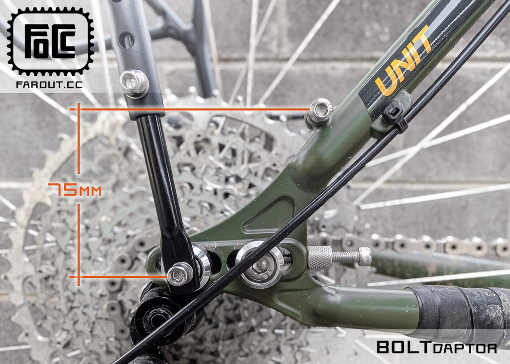 BOLTdaptors installed on a Kona Unit with Ibarra Rack